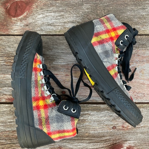🍁 Converse Woolrich Plaid   sneakers - Picture 15 of 15